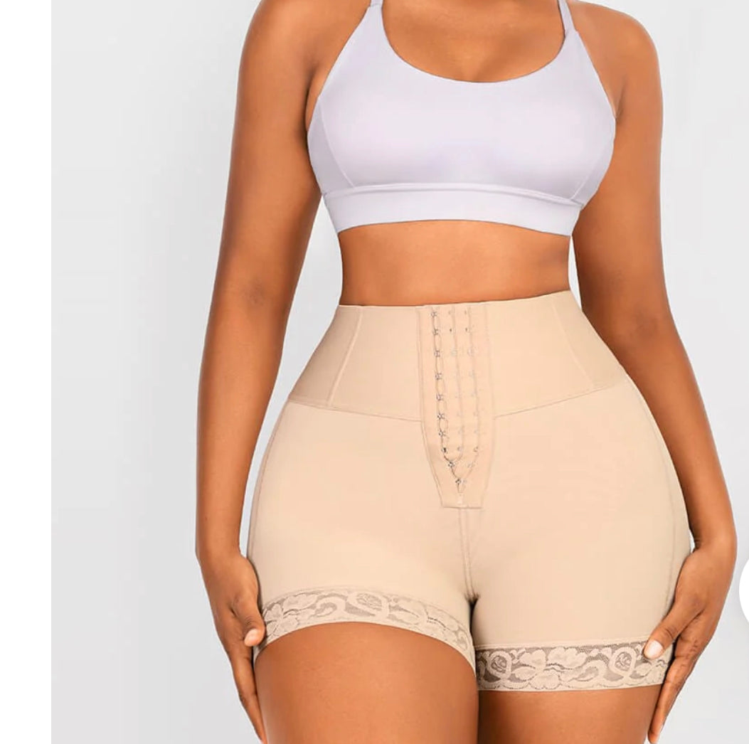Butt Lifter Tummy Control High Waisted Mid Thigh Shaper Shorts