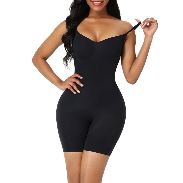 Body Shaper Overlap Gusset Solid Color